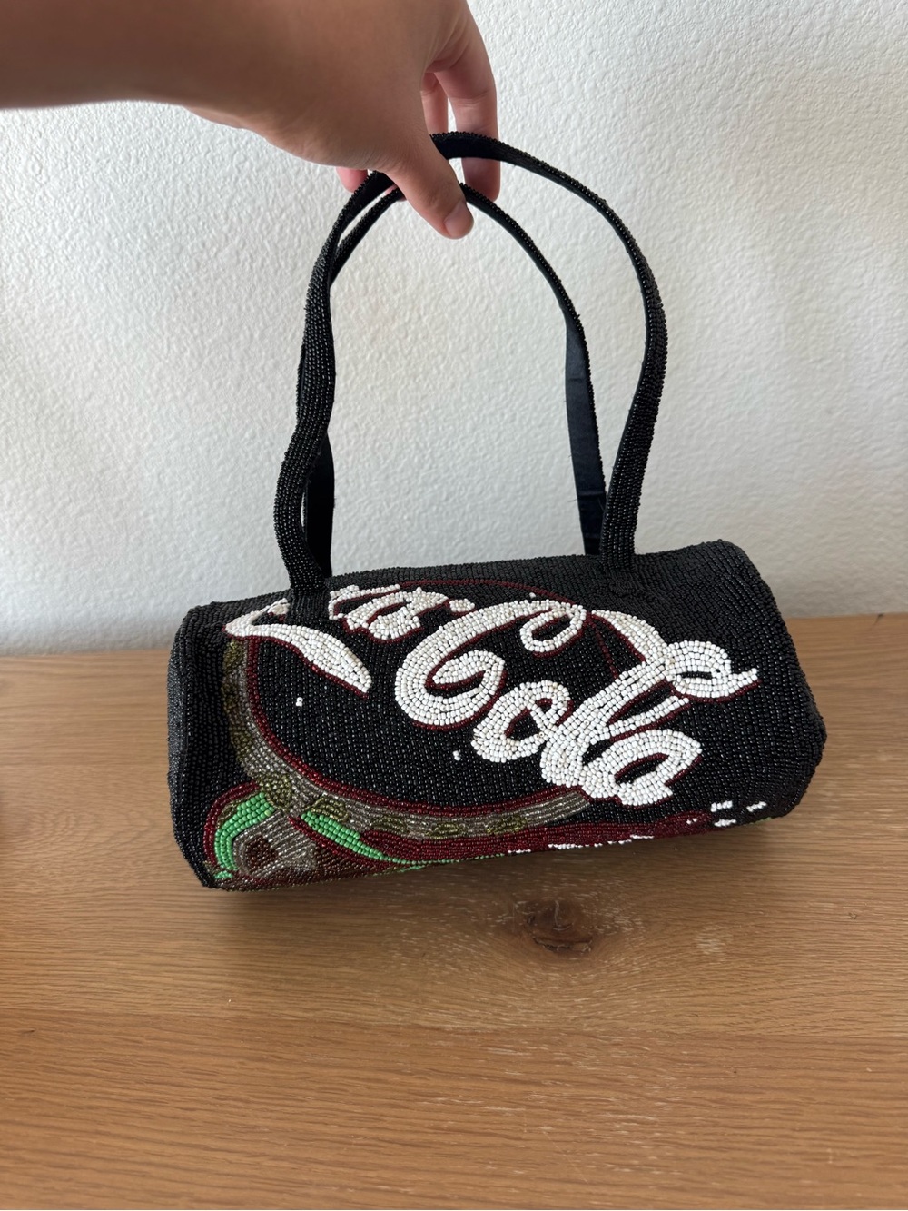 Rare Vintage 90’s Coca Cola Beaded Shoulder Purse